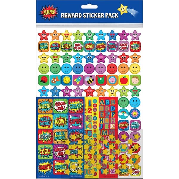 Paper Projects Bumper Reward Stickers (Pack of 350) Multicoloured One Size