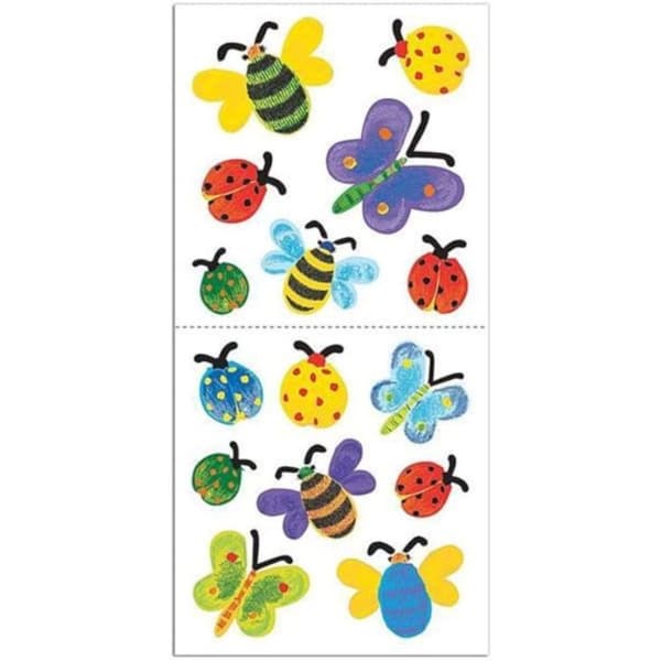 Amscan Garden Bugs Stickers Multicoloured One Size