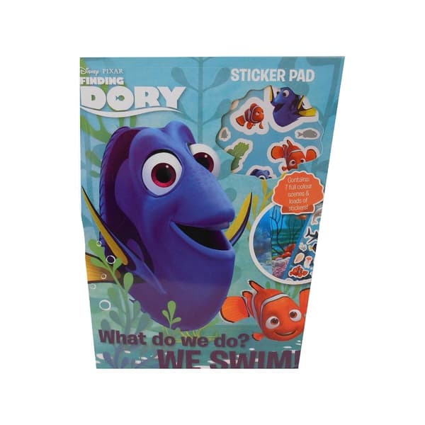 Finding Dory What Do We Do? Sticker Pad Multicoloured One Size