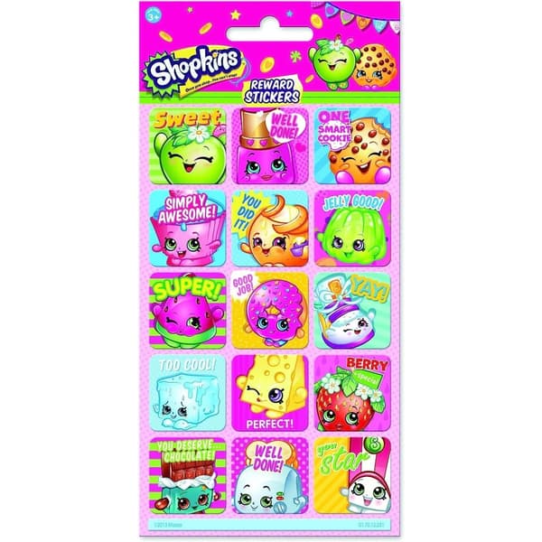 Shopkins Characters Reward Stickers Multicoloured One Size