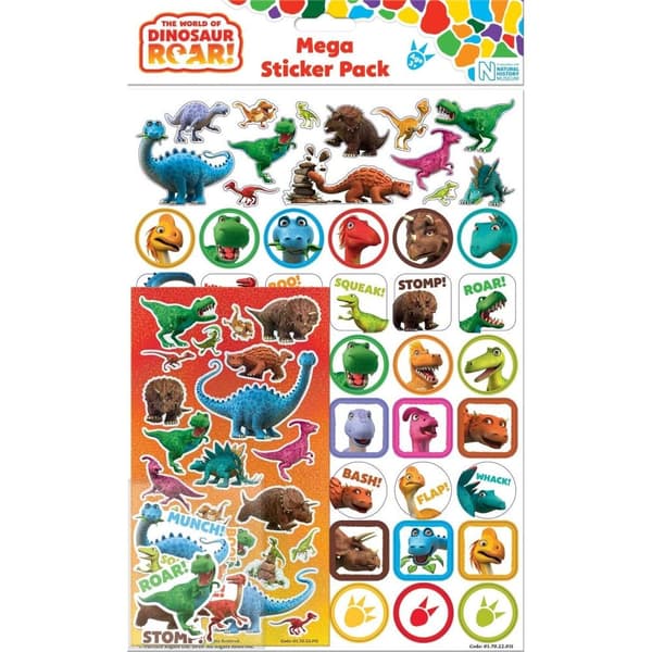 Dinosaur Roar! Mega Stickers (Pack of 150) Multicoloured One Size