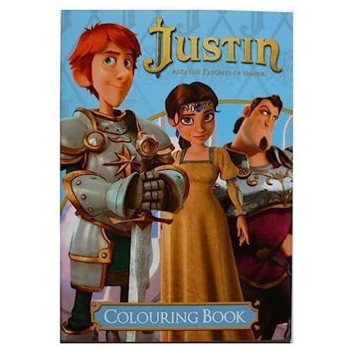 Justin And The Knights Of Valour Colouring Book Multicoloured One Size