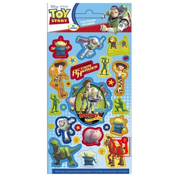 Toy Story Foil Sticker Sheet (Pack of 6)