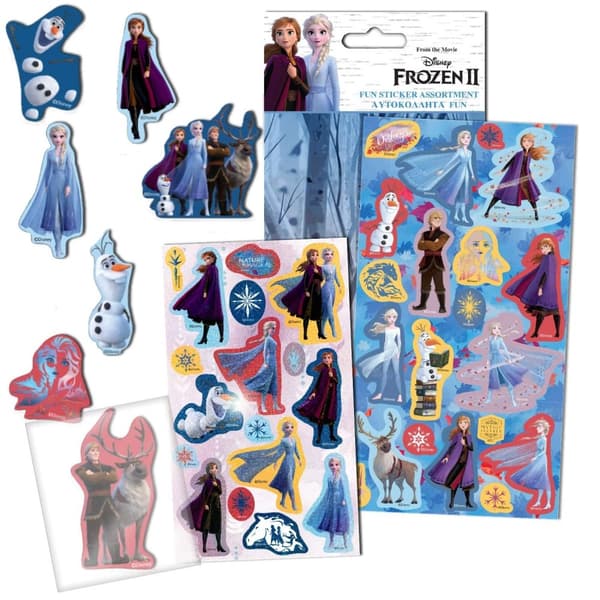 Frozen II Foil Assorted Designs Sticker Sheet Multicoloured One Size