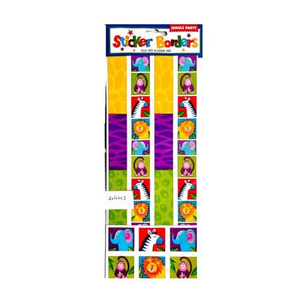 Amscan Jungle Animals Stickers Multicoloured One Size