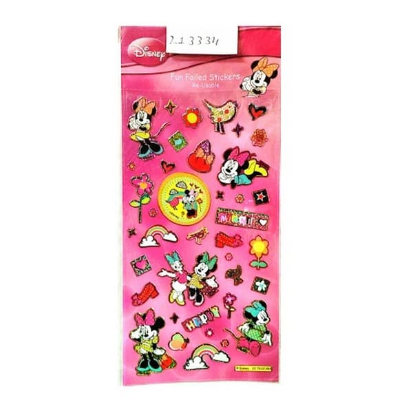 Disney Fun Foil Characters Sticker Sheet Multicoloured One Size