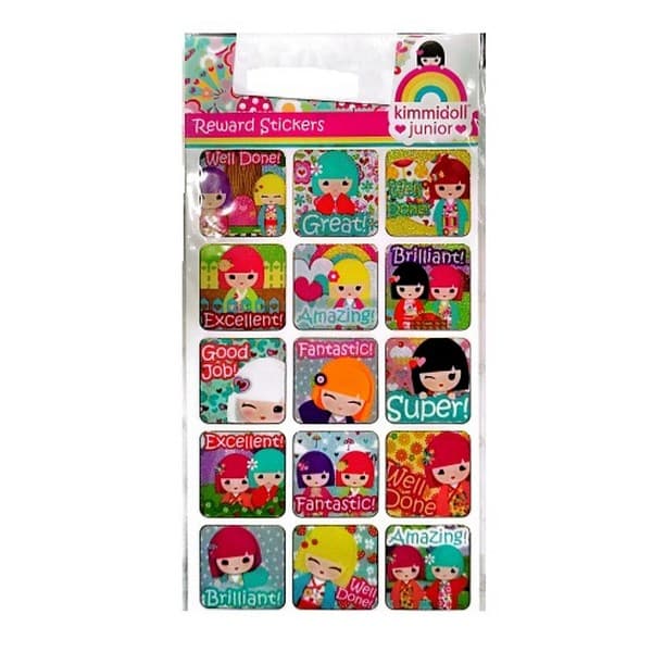 Kimmidoll Characters Reward Stickers Multicoloured One Size