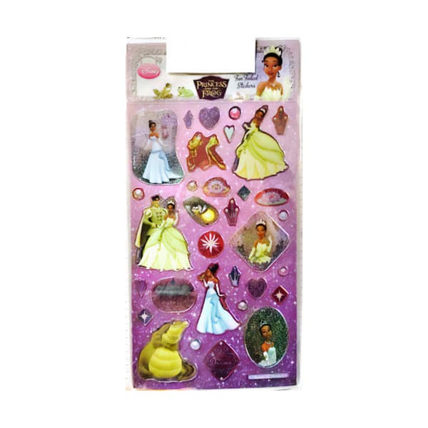 Disney Princess Foil Characters Stickers Multicoloured One Size