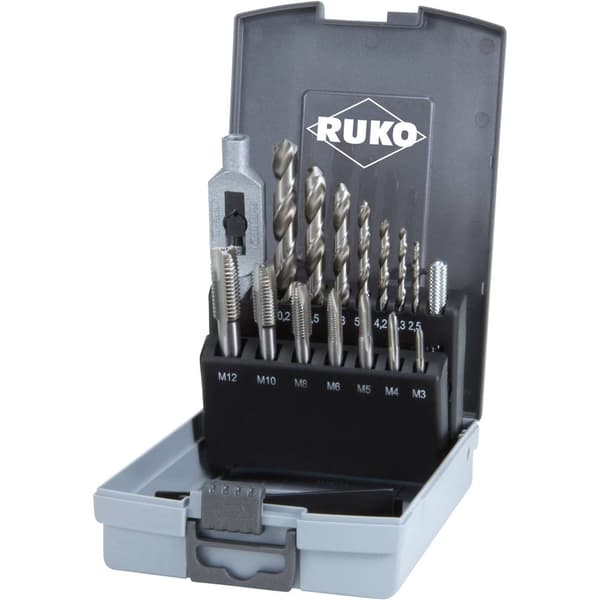 RUKO 245004RO Maskingängtappborr-set 15 delar 1 set