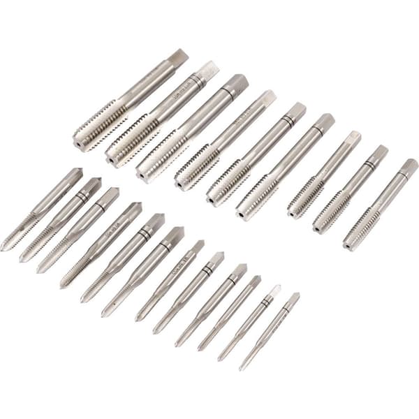 TOOLCRAFT TO-6800787 Gängskärningssats 21 delar M3, M4, M5, M6, M8, M10, M12 DIN 352 HSS 1 st