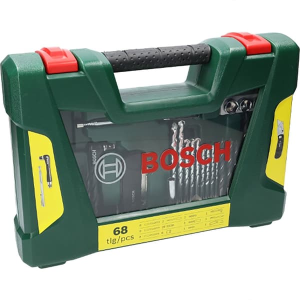 Bosch Professional Borrbitar Och Spetsar V-line 68tin 68 Enheter Svart,Silver