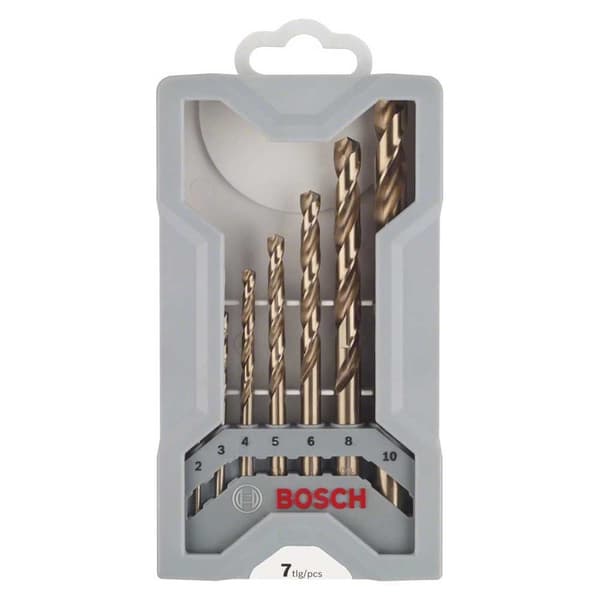 Bosch Professional Borr Hss-co Din338 X-pro 2-10 7 Enheter Guld