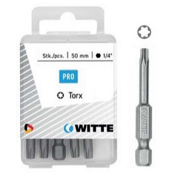 Witte Torx Bits T 27 Tin 5 Enheder Søvfarvet
