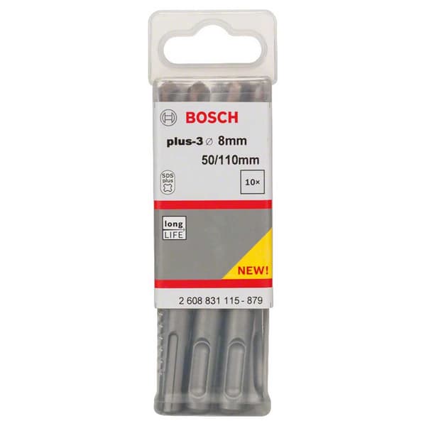Bosch Professional Betonbor Sds Plus-3 8x50x110 Mm 10 Enheder Søvfarvet