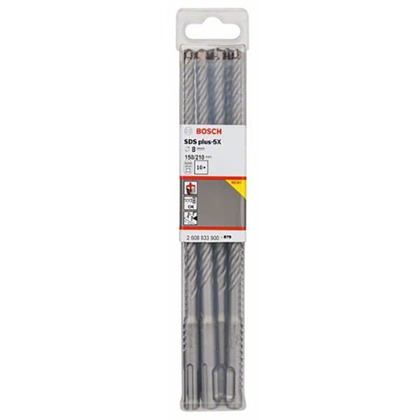 Bosch Professional Betonbor Sds Plus-5x 8x150x210 Mm 10 Enheder Søvfarvet