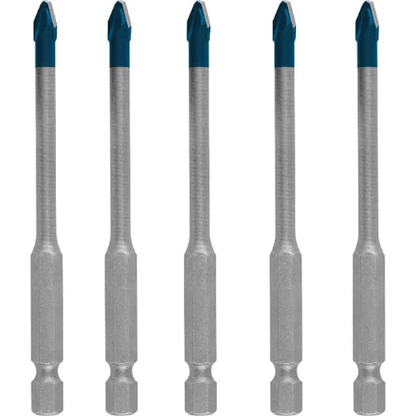 Bosch Professional Fliseboresæt Expert Hex-9 Hardceramic 5 Mm 5 Enheder Søvfarvet