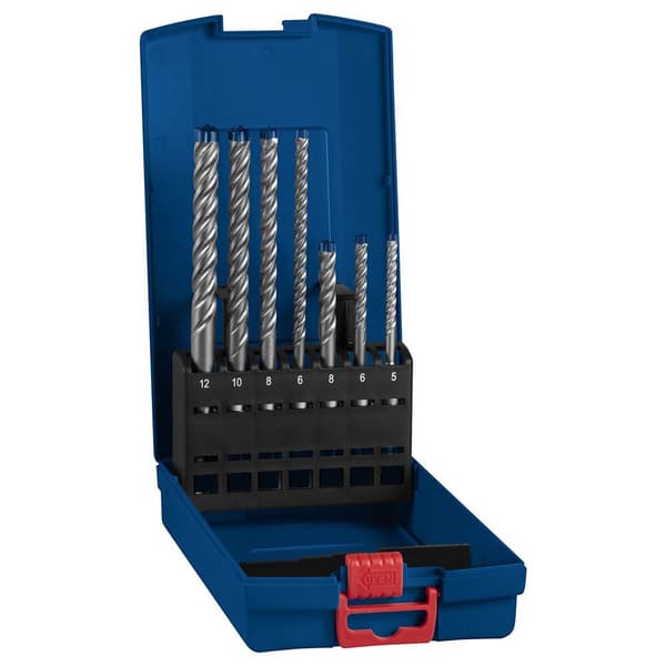 Bosch Professional Boremaskine I Armeret Beton Expert Sds Plus-7x 5/6/8/10/12 Mm 5 Enheder