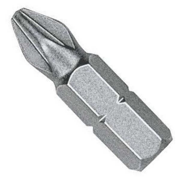 Witte Pozidriv Tips Pz4 25 Mm 10 Enheder Søvfarvet