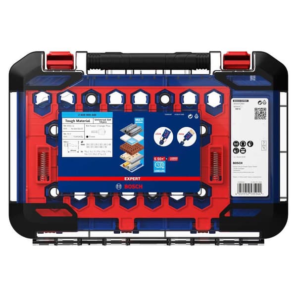 Bosch Professional Hålsågsset Expert Tough Material 14 Enheter Silver