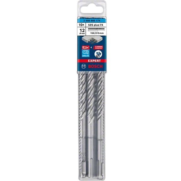 Bosch Professional Boremaskine I Armeret Beton Expert Sds Plus-7x 12x150x215 Mm 10 Enheder