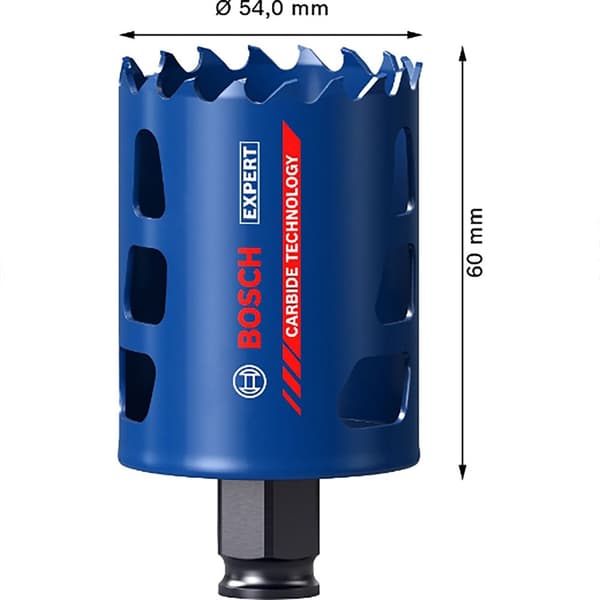Bosch Professional Sierra Krone Expert Tough Material Power Change 54 Mm Transparent
