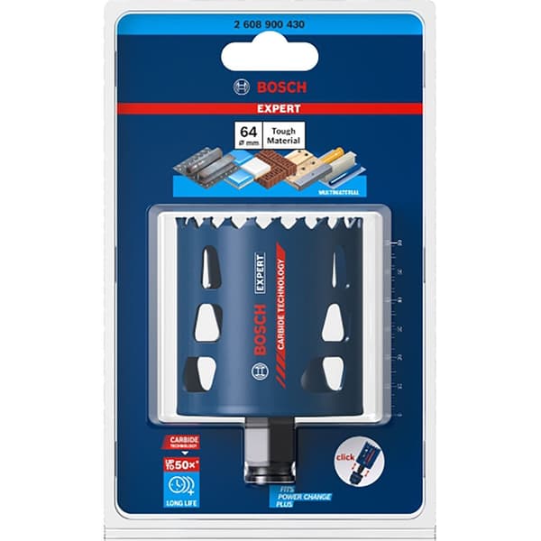 Bosch Professional Sierra Krone Expert Tough Material Power Change 64 Mm Transparent
