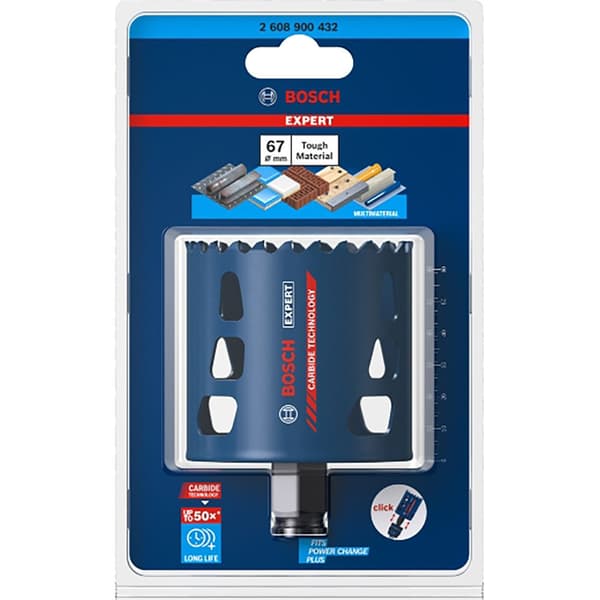 Bosch Professional Sierra Krone Expert Tough Material Power Change 67 Mm Transparent