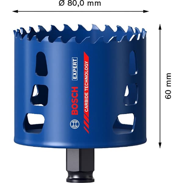 Bosch Professional Sierra Krone Expert Tough Material Power Change 80 Mm Transparent