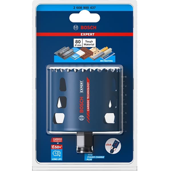 Bosch Professional Sierra Crown Expert Tough Material Power Change 80 Mm Durchsichtig
