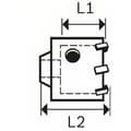Miniatyrbillede 2 af 2: Bosch Professional Hul Krone Plus-9 90x50x72-6 Søvfarvet