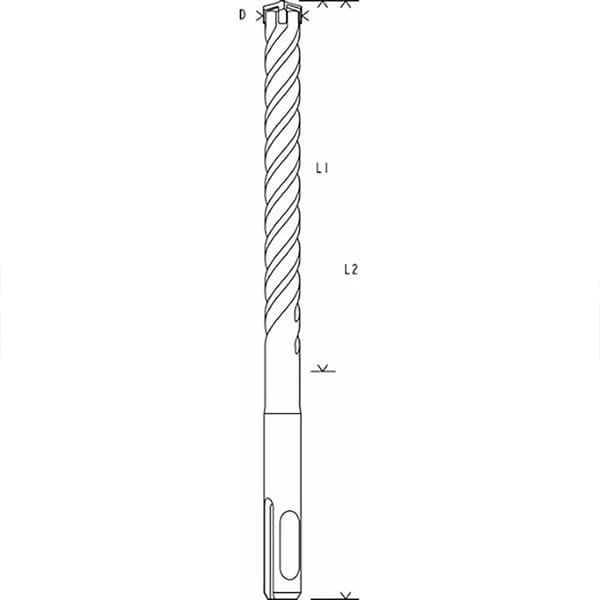 Bosch Professional Betonbor Sds Plus-5x 22x550x600 Mm Søvfarvet