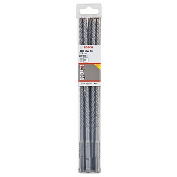 Bosch Professional Betonbor Sds Plus-5x 8x200x260 Mm 10 Enheder Søvfarvet