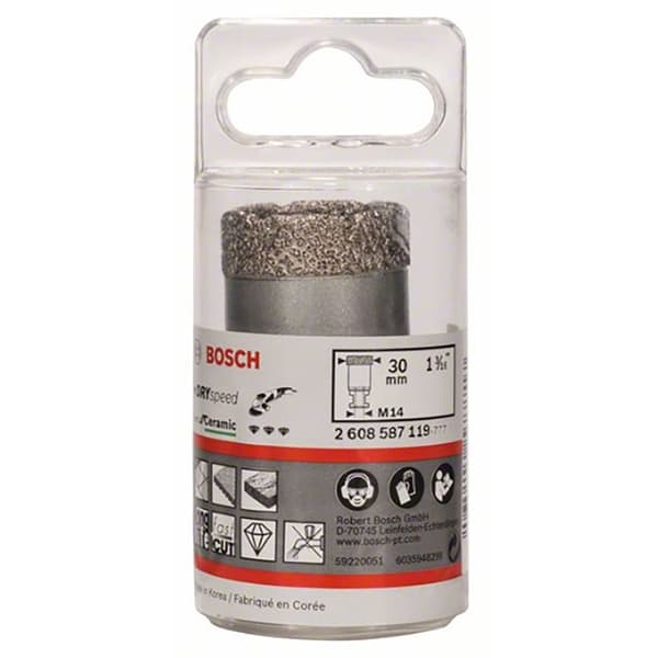 Bosch Professional Timanttikruunu Dryspeed 30 Mm Kultainen
