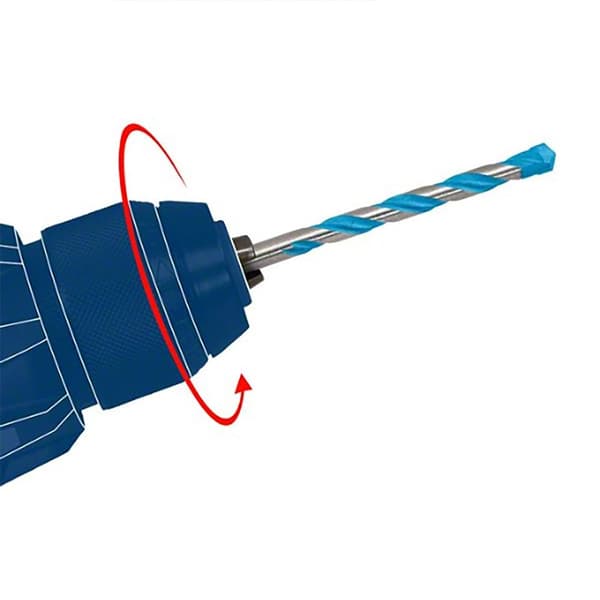 Bosch Professional Multifunktionsborrset Expert Cyl-9 Multiconstruction 4x40x75 Mm 10 Enheter Durchsichtig