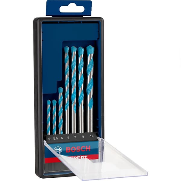 Bosch Professional Multifunktions Boresæt Expert Cyl-9 Multiconstruction Robustline 5/5.5/6/7/8/10 Mm 7 Enheder Søvfarvet