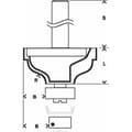 Miniatyrbillede 2 af 2: Bosch Professional Profilering Router Bit 8x35x57 Mm Søvfarvet