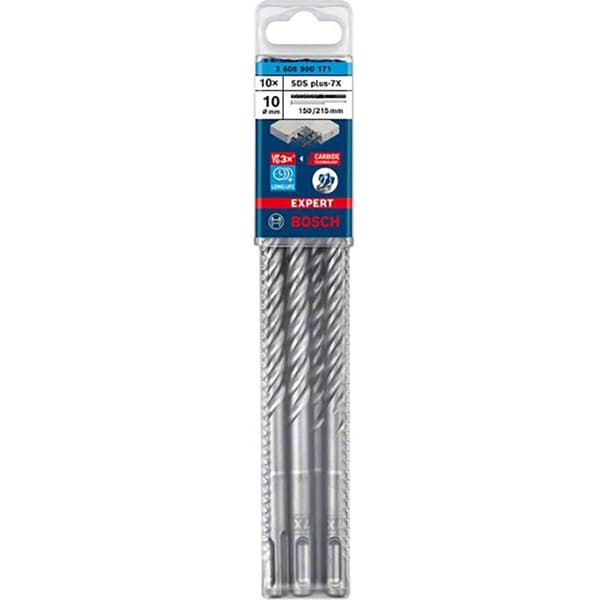 Bosch Professional Boremaskine I Armeret Beton Expert Sds Plus-7x 10x150x215 Mm 10 Enheder Søvfarvet