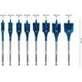 Miniatyrbillede 9 af 9: Bosch Professional Træfræserbit Expert Self Cut Speed 12/16/18/20/22/25/28/32 Mm 8 Enheder Søvfarvet