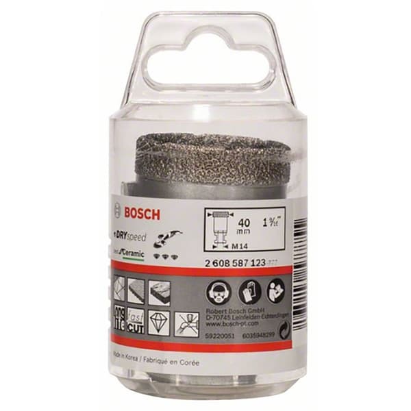 Bosch Professional Diamant Krone Dryspeed 40 Mm Transparent