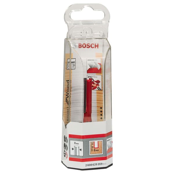 Bosch Professional Spår Router Bit 8x8x70 Mm Durchsichtig