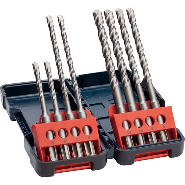 Bosch Sds-plus Tough-box 6/ 8/10 Mm 8 Stykker Søvfarvet