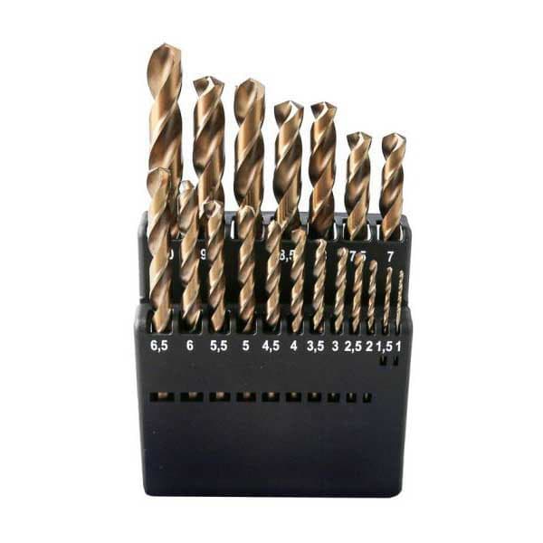 Stein Din 338 1-10 Mm Koboltborssæt 19 Enheder