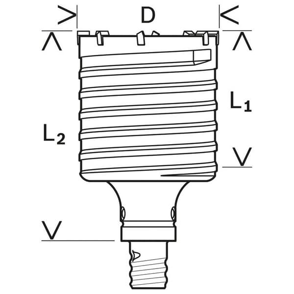 Bosch Reikäsaha Sds Max-9 82x80 2 Yksiköt