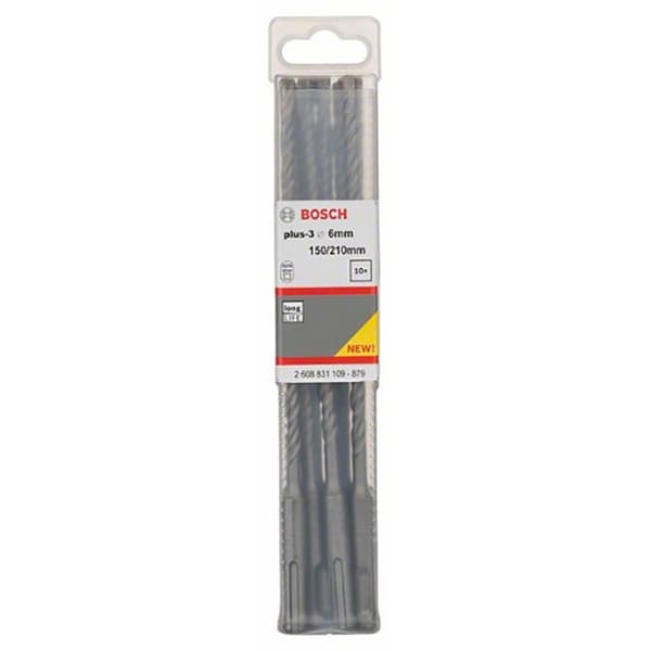 Bosch Professional Betongborr Sds Plus-3 6x150x210 Mm 10 Enheter Silver