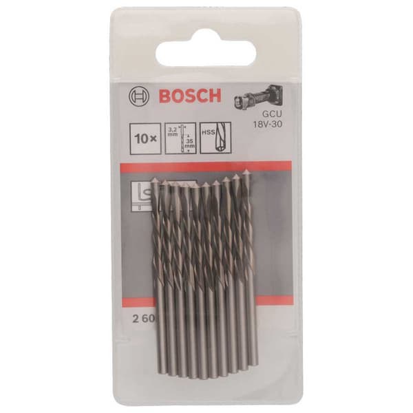 Bosch 3.17x3.17x60 Mm Gipspladebor 10 Enheder