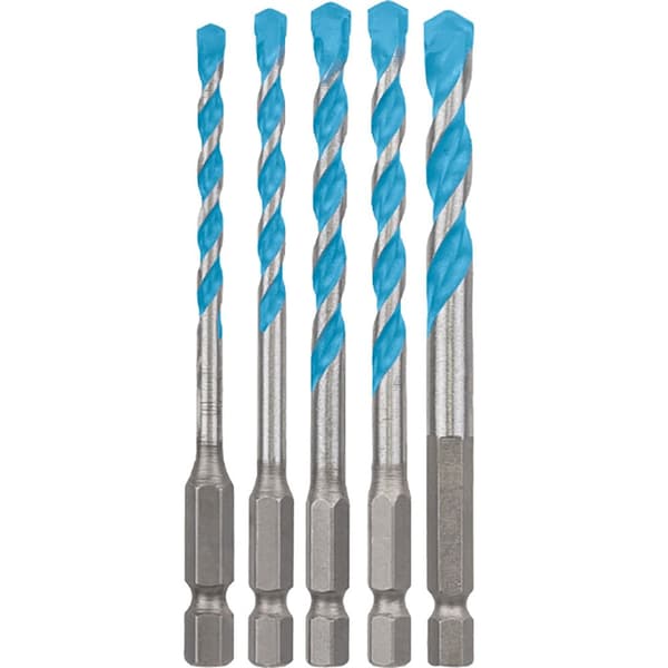 Bosch Professional Multifunktions Boresæt Expert Hex-9 Multiconstruction 4/5/6/8 Mm 5 Enheder Søvfarvet