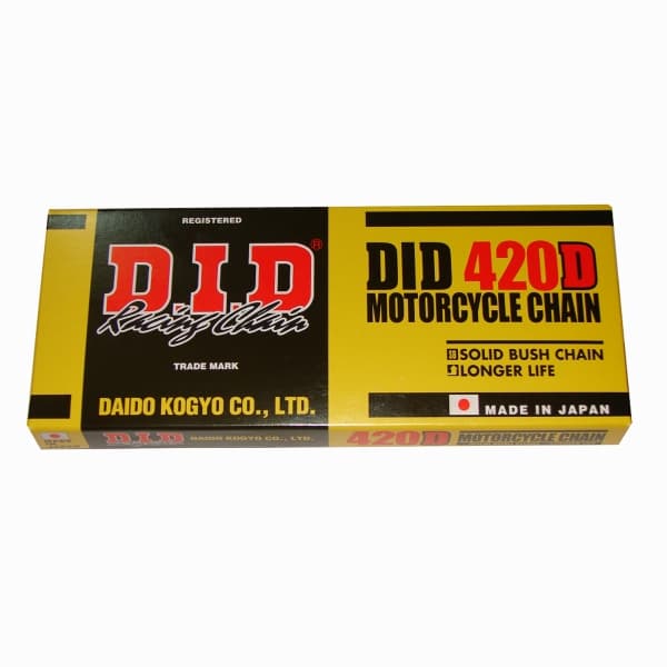 DID DRIVKEDJA MOTO DID 420 UTAN O-RING (UTVIKTAD+LÄNK)