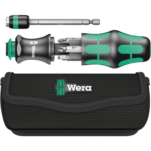 Wera KK 20 Verkstad Magasin-skruvmejsel 1/4 DIN 3126, DIN ISO 1173