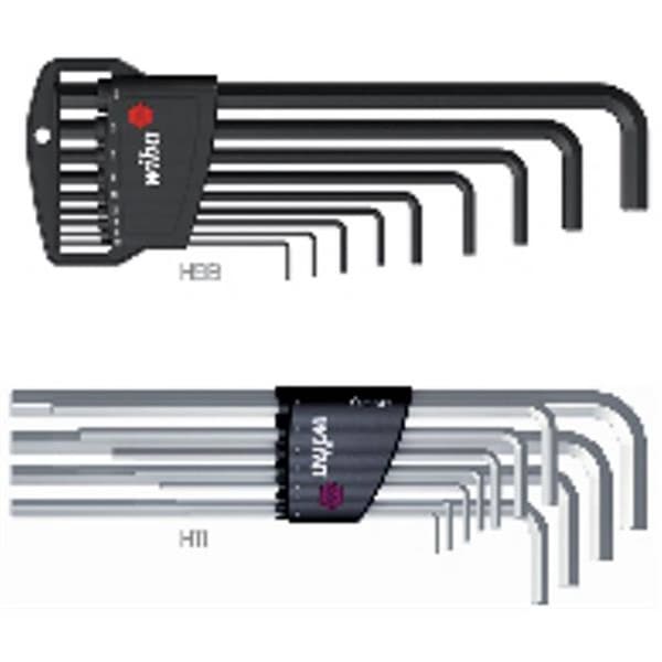 Wiha Inner-sexkantig Vinkelskruvmejselset 1.5 mm, 2 mm, 2.5 mm, 3 mm, 4 mm, 5 mm, 6 mm, 7 mm, 8 mm, 9 mm, 10 mm 11 dela