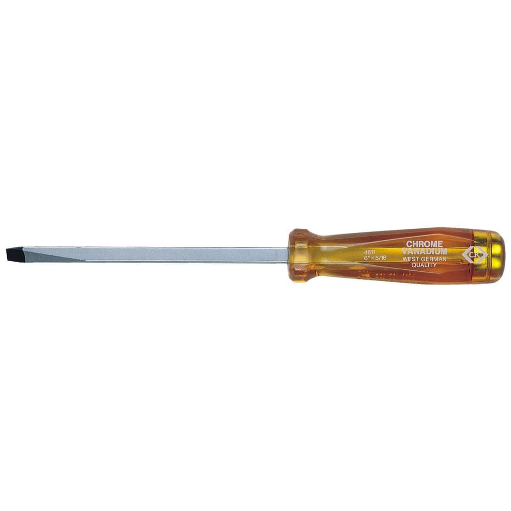 Verkstad Spårskruvmejsel C.K Bladbredd: 8 mm Bladlängd: 150 mm